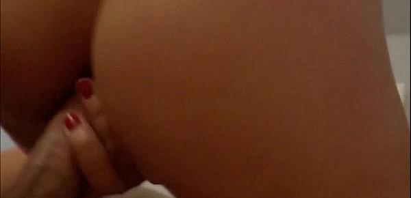  Hot brunette babe fuck and facial ejaculation